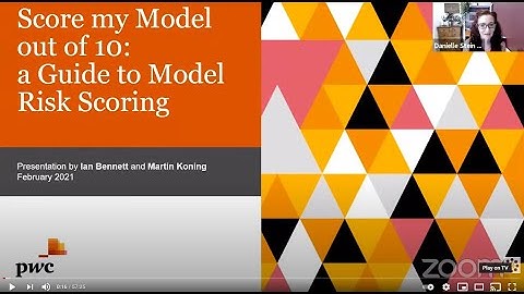 Virtual Meetup: Score my Model out of 10: a Guide to Model Risk Scoring
