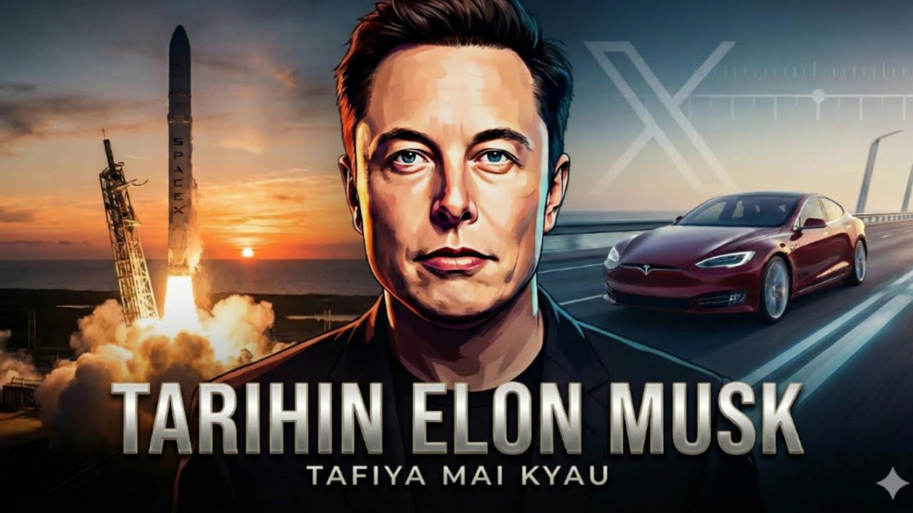 Yanda naci nasara a rayuwa Tarihin Elon Musk mai kudin duniya