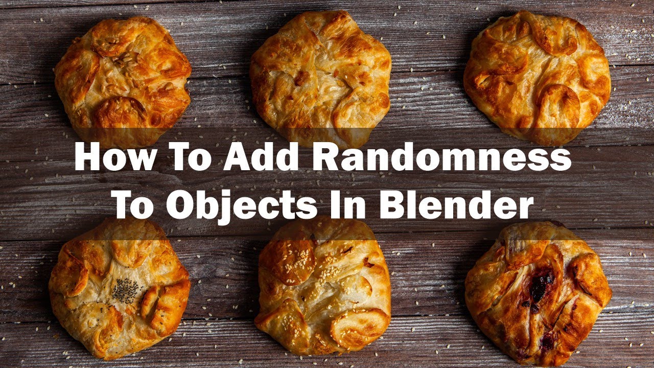 How To Add Randomness To Objects In Blender - YouTube