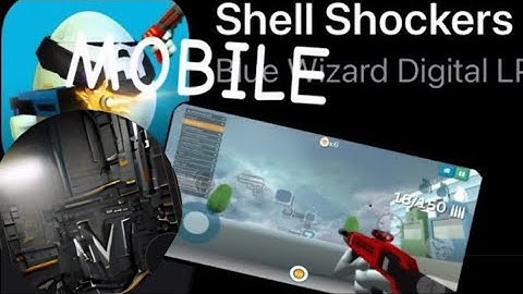 Playing Shell Shockers mobile