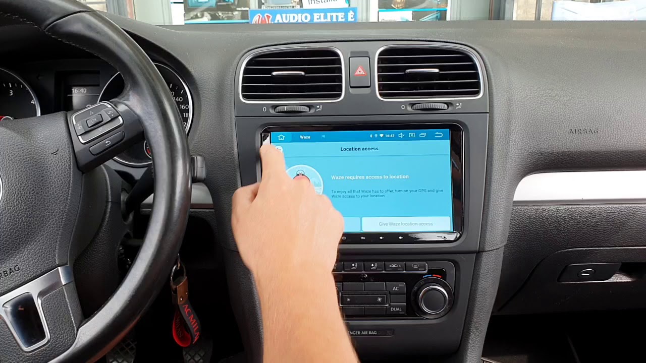 Volkswagen Golf 6 car tablet Android 9 YouTube