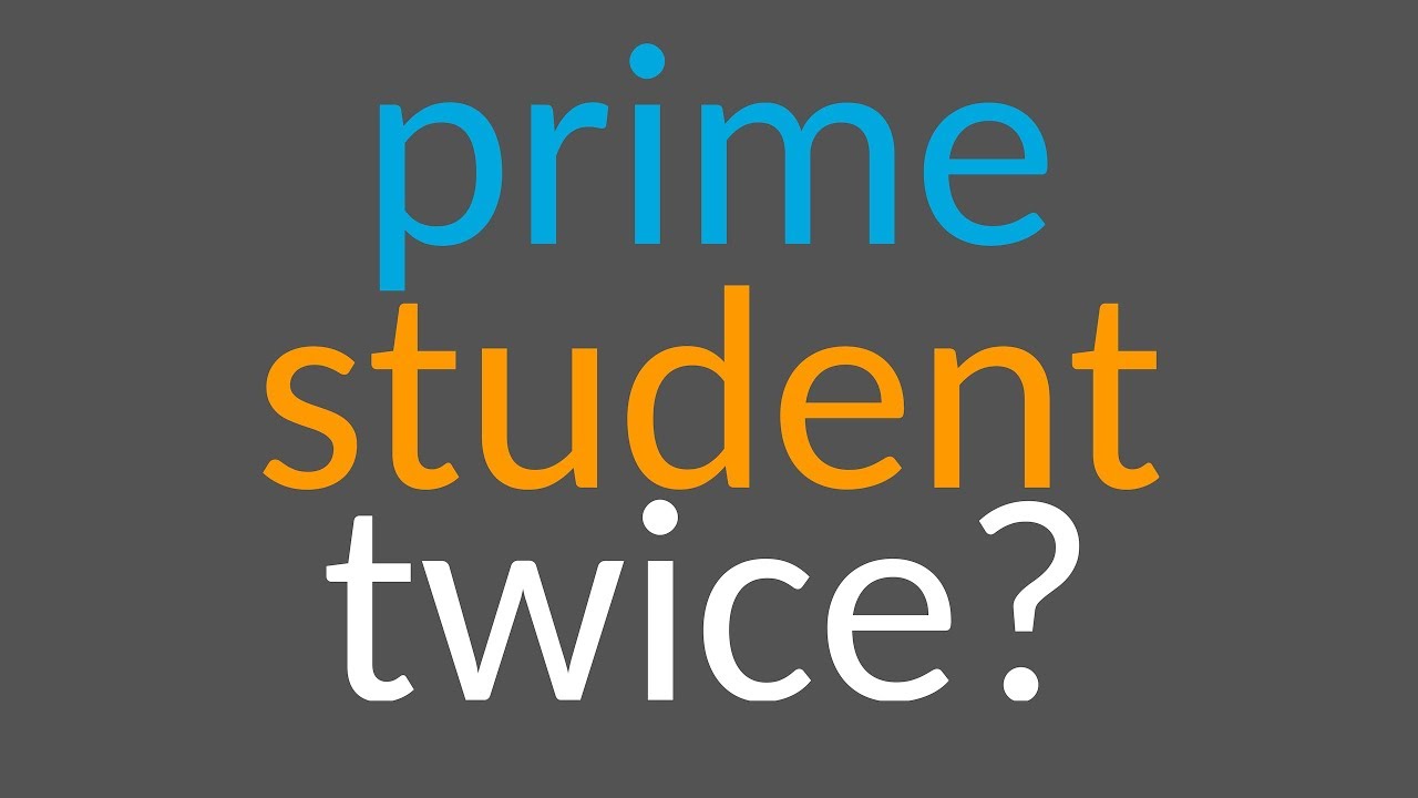 Can you get Prime student twice?