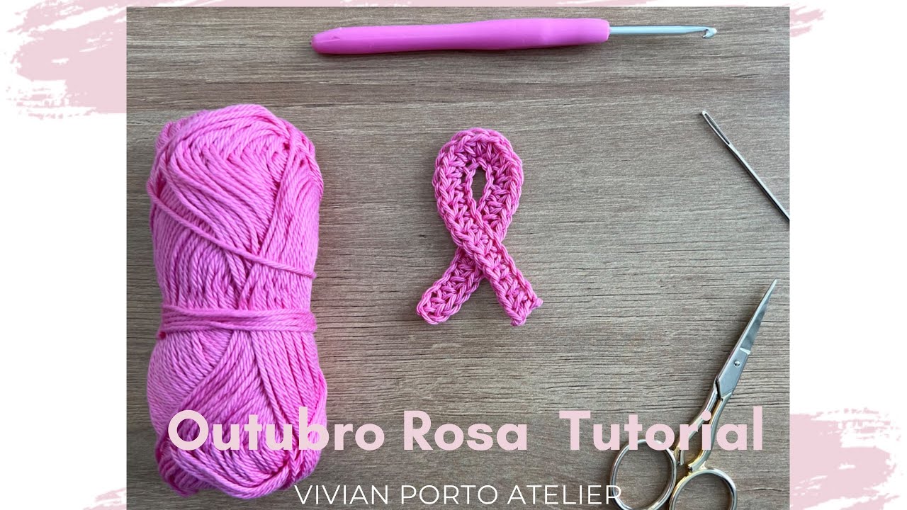 Tutorial Crochê Rápido - Símbolo Outubro Rosa