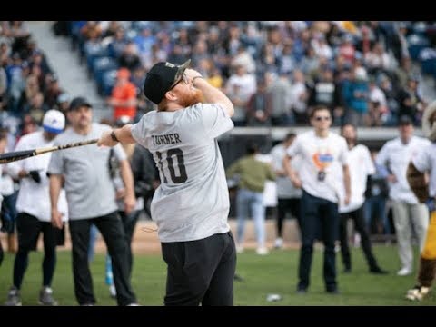 Justin Turner Plays In California Strong Celebrity Softball Game At Pepperdine University