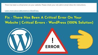 How to Fix The Critical Error in WordPress (Step by Step)