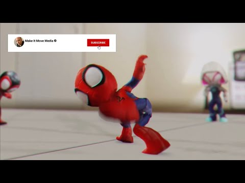 Wow! Spidey and His Amazing Friends Toy Action Figure Dances in Real Life!