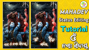 Odia Lyrical Status Editing Tutorial Alight Motion XML Preset || Odia Mahadev Status Editing Video