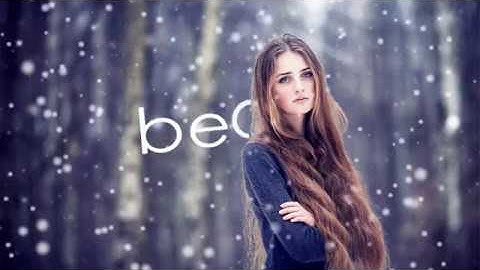 Beautiful (After Effects 3d text & snow on still image)