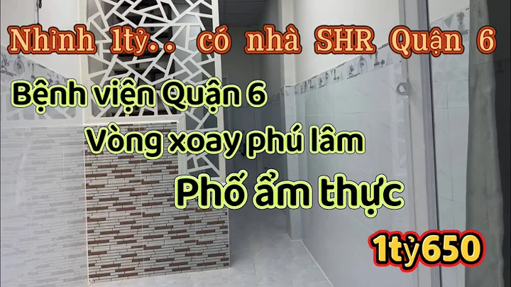 Quận 6 - Chỉ 1tỷ.. có nhà Nhà hẻm 3m Hậu Giang gần bệnh viện Quận và vòng xoay Phú Lâm .0906475455