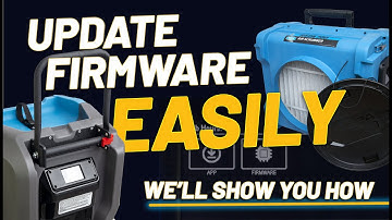 Update Dri-Eaz Dehumidifier and Air Scrubber Firmware Easily