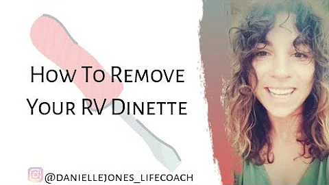 Removing Travel Trailer Dinette