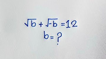 Japanese | Can you solve? | A nice square root math olympiad question |