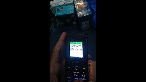 Qmobile g6 mini imei change code