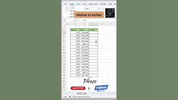 🔄 Easy Unit Conversion in Excel! #ExcelTips
