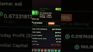 New automated algo bot test, day 3, up 0 .67%