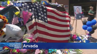 Memorial Grows For Fallen Arvada Police Officer Gordon Beesley