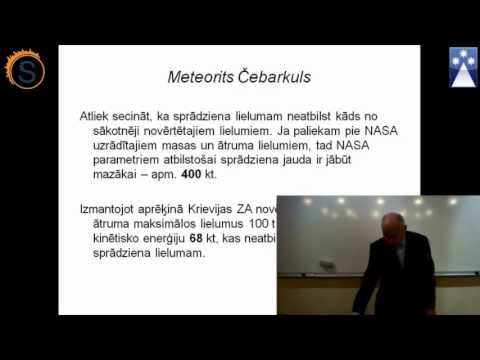 Video: Čebarkulas meteorīts - mītu atmaskošana