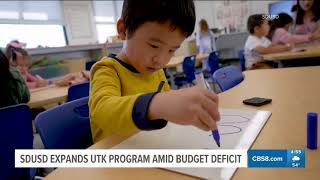 CBS 8 Story: SD Unified Expands TK Program