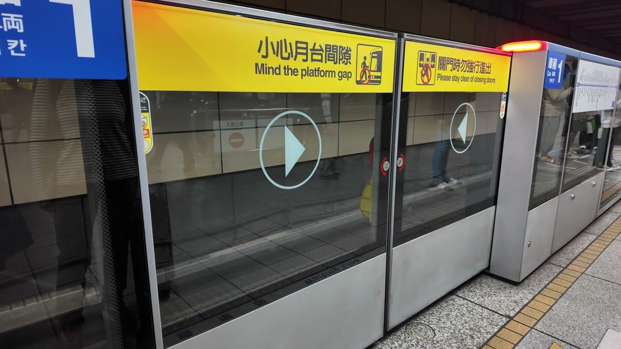 北捷藍線板橋站c321列車進站igbt  vvvf