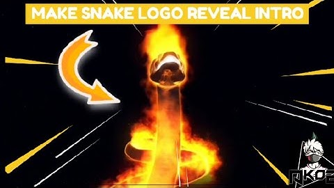 How To Make A Snake Logo Reveal Intro On KineMaster Tutorial