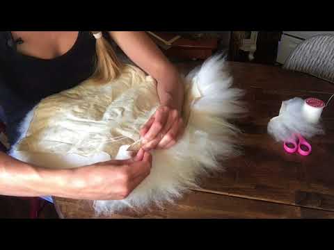 How to Make a Sheepskin Pillow | Materials and Sheepskin Sewing Technique