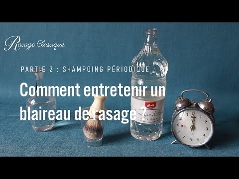 Vidéo: 3 façons de prendre soin d'un blaireau de blaireau