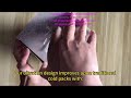 Patented ultra - thin perineal cold compress pad