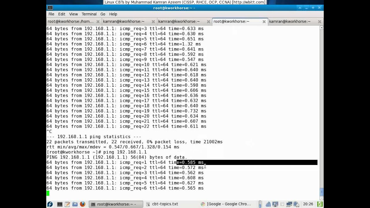 [Urdu CBT] - Embracing Linux - Fedora - 009 - Basic Commands - Part 14/ ...