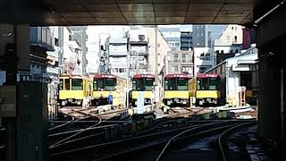 【東京メトロ銀座線・踏切】検車区満員御礼！