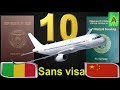 10 pays malien peut visiter sans visa