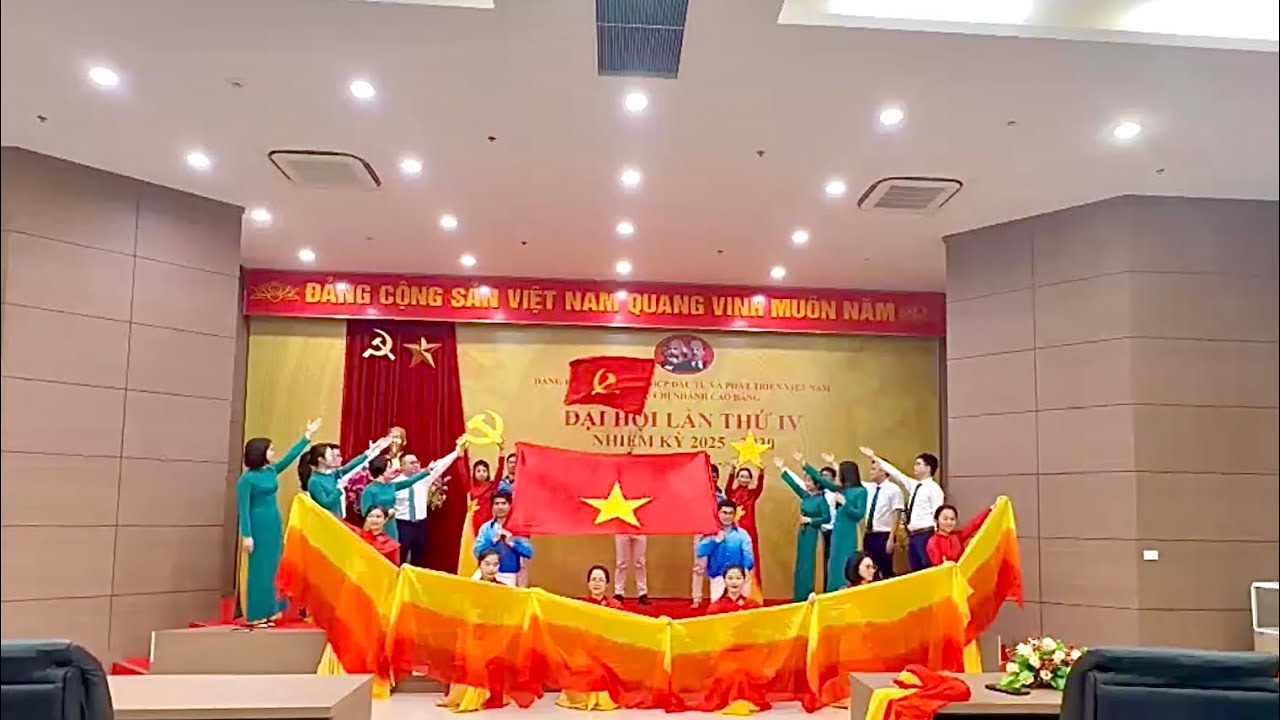 Hát múa “GIAI ĐIỆU TỰ HÀO” | Đại hội Đảng bộ ngân hàng BIDV chi nhánh Cao Bằng