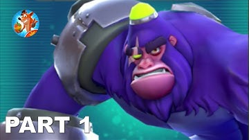 Crash Bandicoot: On the Run! Gameplay Walkthrough Part 1 - LVL 1 NITRO SCORPORILLA (FULL GAME)