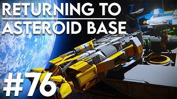 Earth Asteroid base! - Space Engineers solo survival #76