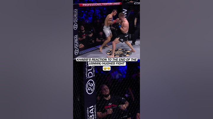 Khabib Was Everyone Watching The End Of The Usman Nurmagomedov and Paul Hughes Fight 😅
