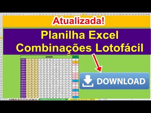 Página dedicada a resultados e estudo da loto fácil, downloads de esquemas  em excel…