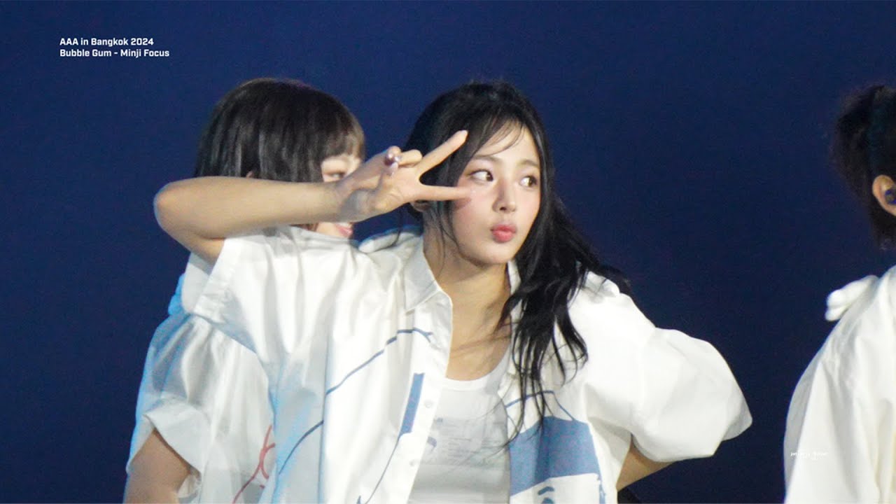 [8K] 241227 AAA in Bangkok 2024 - NJZ 민지 직캠 Minji - Buuble Gum Focus Fancam