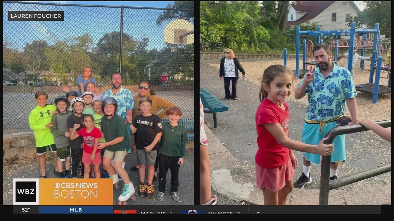 Adam Sandler spotted at New Hampshire playground YouTube