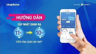 HƯỚNG DẪN THUÊ BAO CHUYỂN ĐỔI DANH BẠ TỪ 11 SỐ THÀNH 10 SỐ TRÊN ỨNG DỤNG MY VNPT screenshot 4