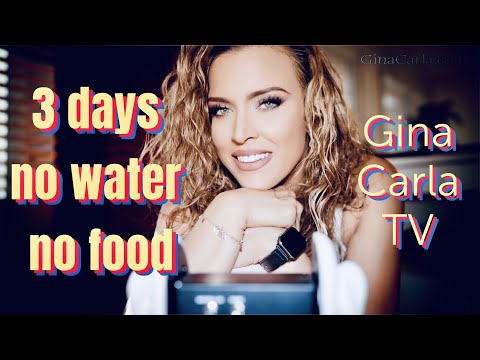 Gina Carla TV 😯 3 Days!! No Water!! No Food!! Part Two ✌🏽 Dry Fasting Experiment 😉