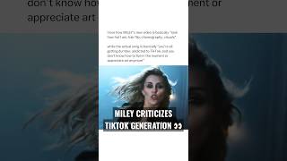 Information MILEY Just Called Out the TikTok Generation in “BASS PERSUADES” 👀 | #shorts #miley #mileycyrus Update