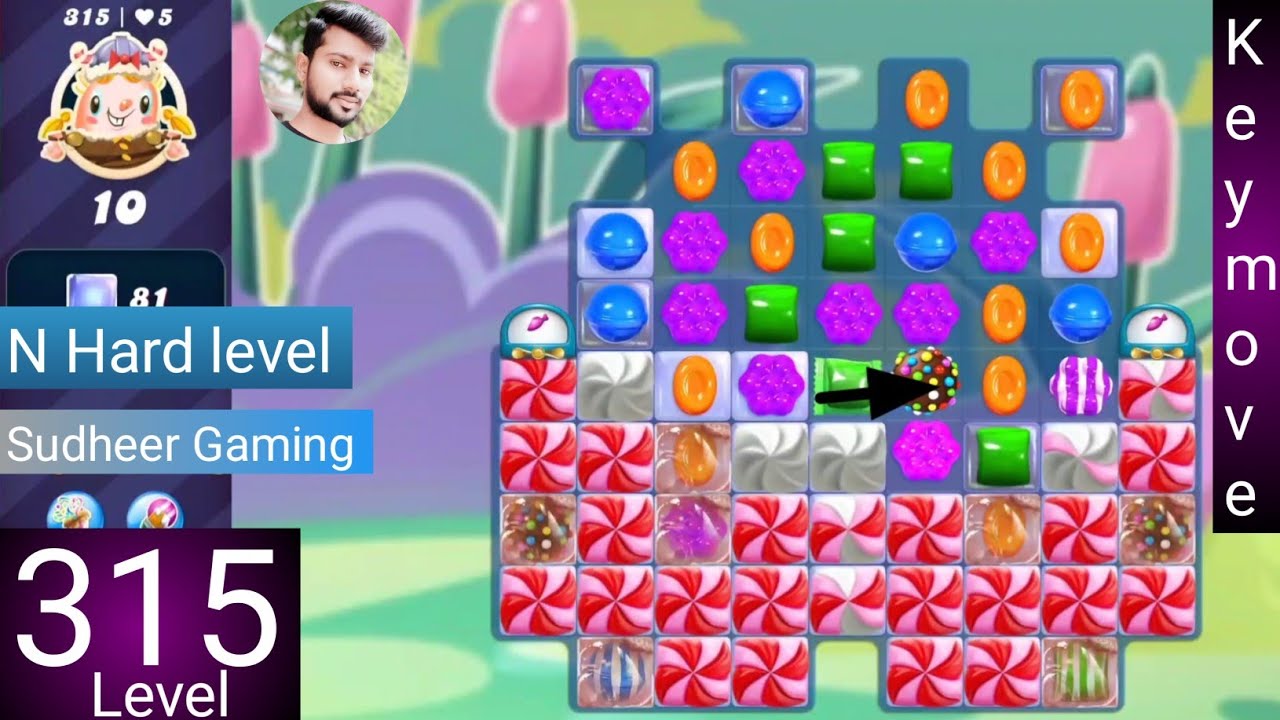 Candy crush saga level 315 । N Hard level । No boosters । Candy crush