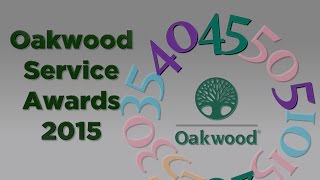 2015 Oakwood Service Awards