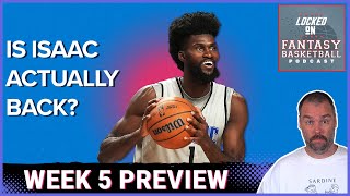 Week 5 NBA Fantasy Basketball Preview: Stream and Sit Essentials