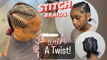 4 Stitch Braids Tutorial | Beginner Friendly