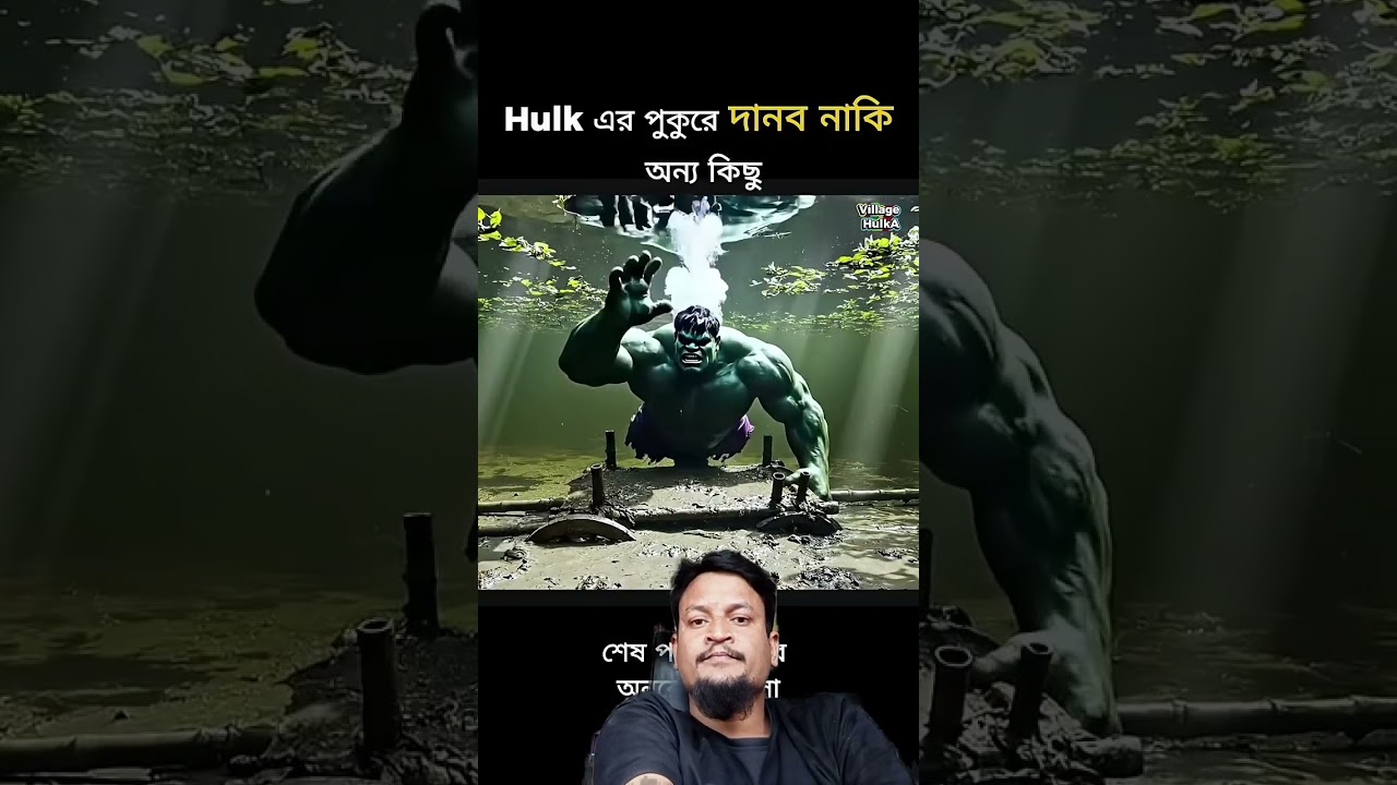 হাল্ক পুকুর থেকে কি তুললো দেকুন। 