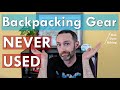 Backpacking Gear I Bought but Never Used - Top 7