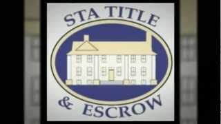 Fredericksburg Title Company | STA Title & Escrow | Stafford VA Title Insurance