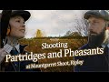 Dan thor and alix jade shoot pheasants and partridges at mountgarret shoot ripley