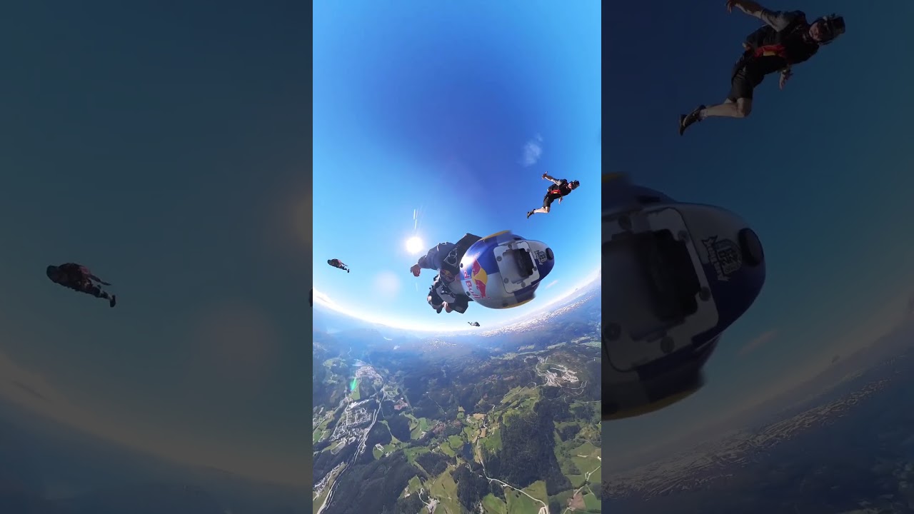 Tracking on a skydive in Voss Norway