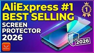 AliExpress #1 Best Selling Screen Protector 2026 | Tempered Glass 3-Pack